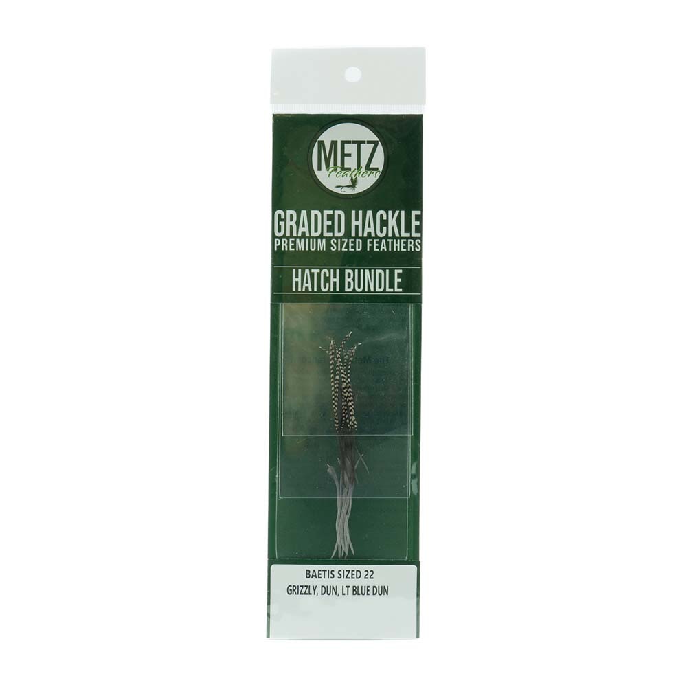 Umpqua / Metz Hackle Hatch Bundle Baetis 3 Pack